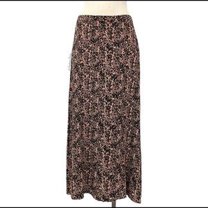 Aritzia- Wilfred Leopard Midi Skirt Size 10